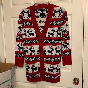 NWOT Cardigan X-mad sweater size M. Big Medium